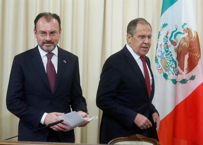  Lavrov denounces "speculation" the possible Russian interference in the elections in Mexico